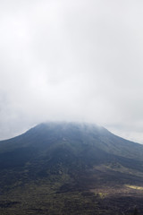 Obraz na płótnie Canvas Mount Batur volcano at Bali, Indonesia