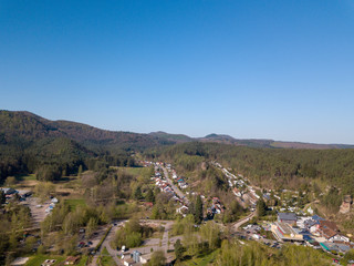 Fototapeta na wymiar Pfalz bei Dahn im Frühling