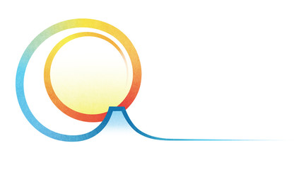 富士山 日の出 太陽