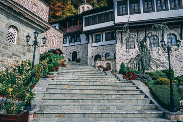 Fototapeta na wymiar Saint Jovan Bigorski Monastery. Macedonian Orthodox monastery, Macedonia