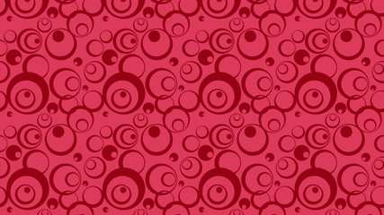 Obraz na płótnie Canvas Red Circle Pattern Background