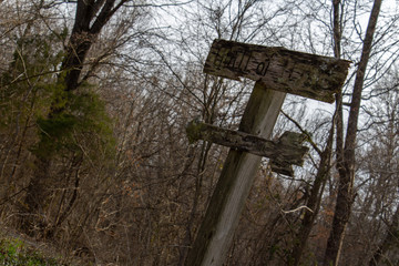 Trail of Tears Sign near Brownsfield, IL