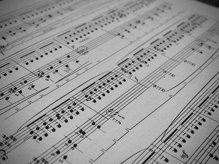 Old sheet music 