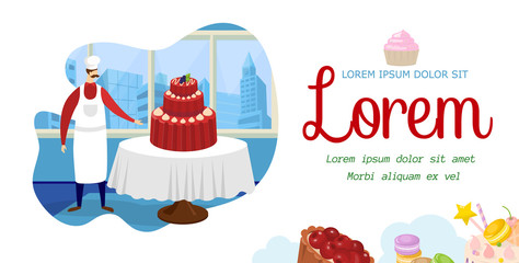 Delicious Bakery Products Promo Ad Template Banner