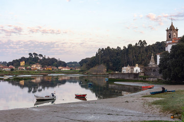 Boats on the sand, cove of Niembro, Asturias