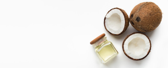 Coconut skin care concept