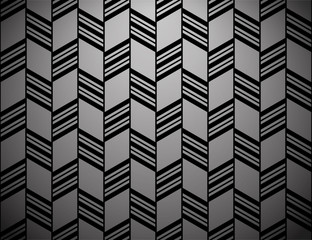 Abstract geometric pattern with stripes, lines. Seamless vector background. Black ornament. Simple lattice graphic design