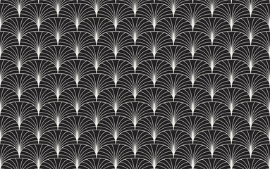 Classic Art Deco Seamless Pattern. Geometric Stylish Texture. Abstract Retro Vector Texture.