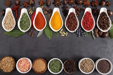 Spices and herbs.