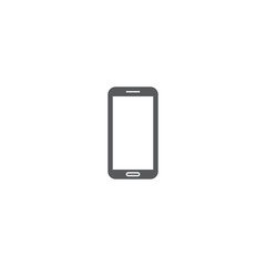 Smartphone line icon, outline vector icon illustration, linear pictogram isolated on white