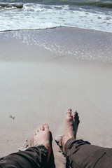 Feet in Sand