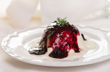 sorvete com calda f=de frutas