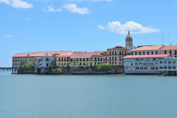 Naklejka premium View of Casco Viejo, Panama city