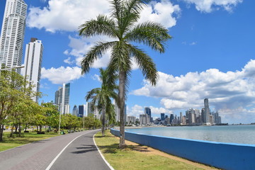 Fototapeta na wymiar Coast of Panama City, Panama