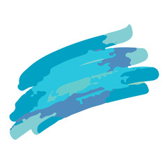 Abstract hand drawn blue background for logo, banner, web page, gift card, flyer.  Vector illustration