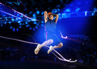Man basketball player