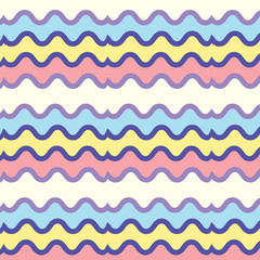 Seamless bright striped pattern
