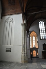 Impressions from the Oude Kerk, Old Church in Amsterdam on May 10, 2015, Netherlands
