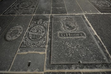Impressions from the Oude Kerk, Old Church in Amsterdam on May 10, 2015, Netherlands
