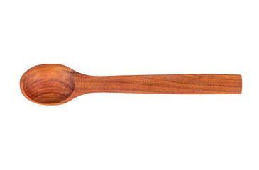 Wooden spoon isolate