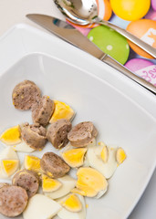 Polish Easter table setting