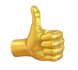 Thumb Up Icon Isolated