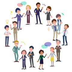 office scene_Communication circle