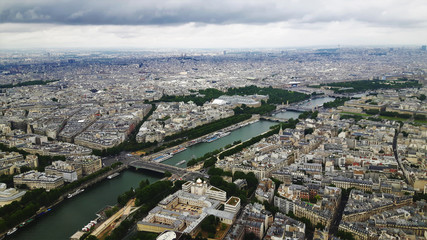 Obraz premium Paris from the altitude