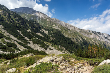 Fototapeta premium Landscape of Vihren peak, Pirin Mountain, Bulgaria