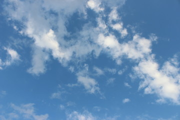 blue sky with clouds