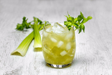 Non-Alcoholic Fresh Celery Cocktail