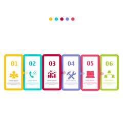 Infographic element with icons and options. Vector illustration