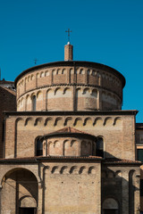 Fototapeta premium church on square Piazza del Duomo, Padova, Italy