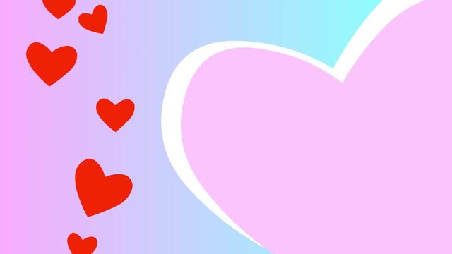 Fondo corazones animados