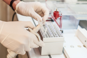 Medical equipment close-up