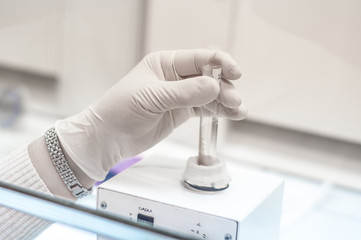 Medical equipment close-up