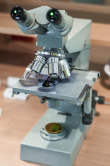 Laboratory equipment close-up