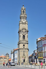 Fototapeta na wymiar Clerigos Tower - Porto, Portugal
