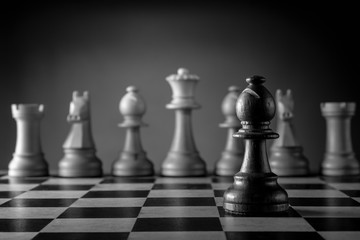 Partie de jeu d'échecs