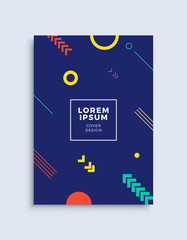 Cover modern abstract design template.