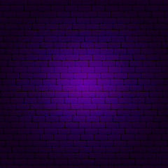 Purple Brick Wall