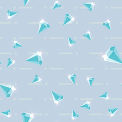 Vector seamless retro pattern, with diamonds. Can be used for wallpaper, pattern fills, web page background,surface textures