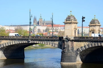 Fototapeta premium Legion Bridge in Prague