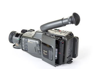 Old 8 mm tape movie camera