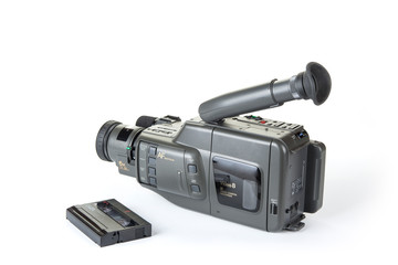Old 8 mm tape movie camera