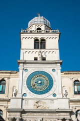 Torre Dell' Orologico with astronomical clock, Padua, Italy