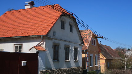 Village houses in South Bohemia