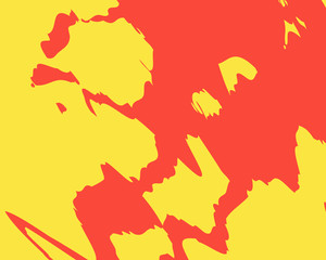 Fototapeta na wymiar abstract background bright colored orange yellow blots