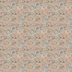 Seamless texture of the surface of natural stone - coral gray granite. Seamless pattern, background - photo, image