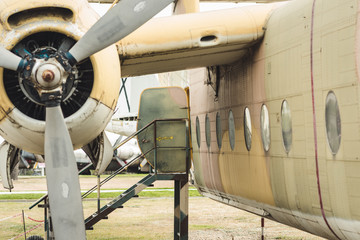 Detail of a Military plane in a museum © Yolandagarciafoto